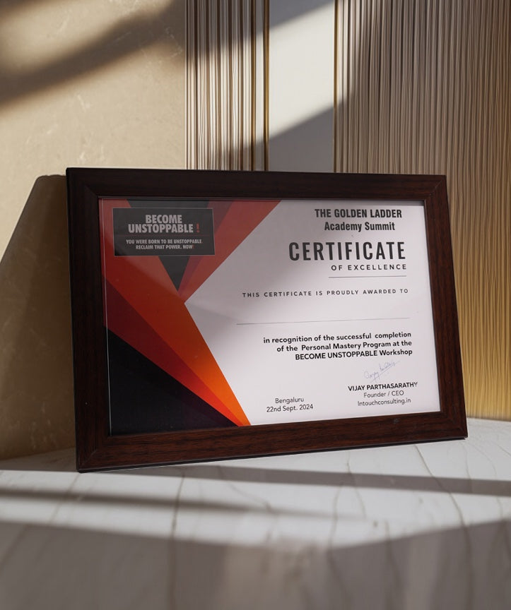 CERTIFICATION OF EXCELLENCE